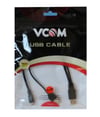 Vcom Usb 2.0 2-Mini Usb 5Pin Black 0.3M