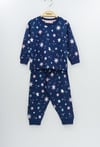 1-3 Yaş Lacivert Yıldızlı Pijama Takımı PJ-11104