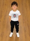 Beşiktaş 3-14 Yaş 1903-1 Uzun Altlı Tişört Takım Siyah Beyaz Lisanslı