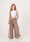 Cemix Kız 4-9 Yaş Twil Ceket Pant Takım 1559 Vizon