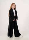 Cemix Kız 4-9 Yaş Twil Ceket Pant Takım 1559 Siyah