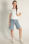Dmb Unisex 7-15 Yaş  Kot Şort Mavi 0314