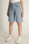 Dmb Unisex 7-15 Yaş  Kot Şort Mavi 0314
