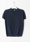 Erkek Çocuk 1-5  Yaş Polo Yaka Triko T-shirt 124404 Lacivert