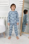Erkek Çocuk 3-8 Yaş Traktör Pijama Takımı Mavi 32226 