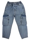 Jcklns  Lastikli Kot Pantolon Mavi 2475