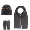 Kitti  Atkı Bere Set 23180-11-R002 Antrasit Erkek  9-15 Yaş