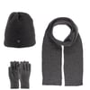 Kitti  Atkı Bere Set 23180-12-R002 Antrasit Erkek 9-15 Yaş