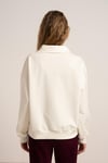 Kız 9-16 Yaş Yarım Fermuarlı Sweat Ekru 7867