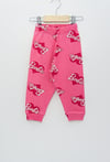 Kız Çocuk 1-3 Yaş Fitilli Barbie Pijama Fuşya PJ-23223 