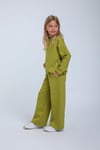 Kız Çocuk 5-14 Yaş Sweat Takım 35867 Yeşil