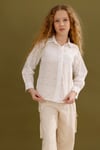 Kız Çocuk 8-14 Yaş Natural Pantolon J12141
