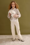 Kız Çocuk 8-14 Yaş Natural Pantolon J12141