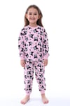 Kız Çocuk 9 Ay-3 Yaş Kuromi Pembe Pijama Takımı 33201