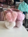 Kız Çocuk Pembe Kalpli Peluş Çanta DEAA9423F Original Marines