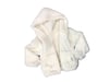 Kız Kışlık 9 Ay-5 Yaş Şapkalı Peluş Hırka Ekru 4564 