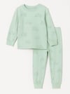 Little Lune Arabalı Pijama Takımı Yeşil