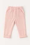 Little Lune Kadife Pantolon Pembe 