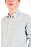Loco Erkek Çocuk 8-15 8255 Muslin Gömlek Pantolon Takım Taş Gri 