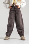 Loco Kız 8820 Denim Pantolon Kahverengi