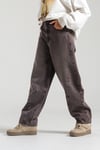 Loco Kız 8820 Denim Pantolon Kahverengi