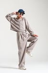 Loco Kız  8828 Pervazlı Sweat Gri