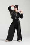 Loco Kız  8843 Biyeli Modal Pantolon Siyah
