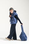 Loco Kız 8849 Pileli Modal Pantolon Lacivert Pantolon 