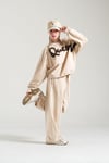 Loco Kız  8854  Suzine Nakışlı Sweat Açık Bej