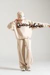 Loco Kız  8854  Suzine Nakışlı Sweat Açık Bej