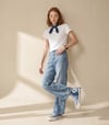 Loco Kız Çocuk 8-15 Yaş 8713 Taşlı Denim Pantolon Mavi