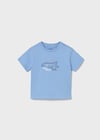 Mayoral Erkek 2 li T-shirt Mavi - Beyaz 1012         