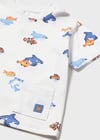 Mayoral Erkek 2 li T-shirt Mavi - Beyaz 1012         