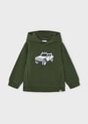 Mayoral Erkek 3-9 Yaş Kışlık  Sweatshirt Baskılı Yeşil 4451   