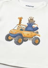 Mayoral Erkek   Araba T-shirt Krem 1010