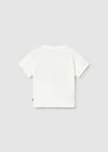 Mayoral Erkek Araba T-shirt Krem 1011         