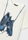 Mayoral Erkek Ayakkabılı  T-shirt  Krem  3075