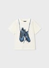 Mayoral Erkek Ayakkabılı  T-shirt  Krem  3075