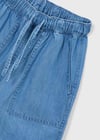 Mayoral Erkek Beli Lastikli  Denim Şort Mavi 3204