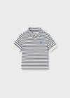 Mayoral Erkek Çizgili Polo Yaka T-shirt Lacivert 1110                    