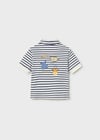 Mayoral Erkek Çizgili Polo Yaka T-shirt Lacivert 1110                    