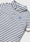 Mayoral Erkek Çizgili Polo Yaka T-shirt Lacivert 1110                    