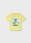 Mayoral Erkek Hayvanlı T-shirt Sarı 1015                 