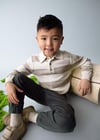 Mayoral Erkek Kahverengi Polo Yaka Kazak 4122