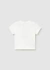 Mayoral Erkek Köpek T-shirt Krem 1001           