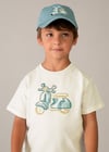 Mayoral Erkek Motorlu T-shirt Krem 3060