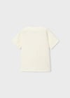 Mayoral Erkek Motorlu T-shirt Krem 3060