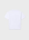 Mayoral Erkek  Önü Kabartmalı  T-shirt Beyaz 6037