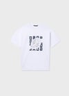 Mayoral Erkek  Önü Kabartmalı  T-shirt Beyaz 6037
