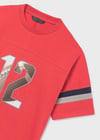 Mayoral Erkek Rakamlı  T-shirt Kırmızı 6032